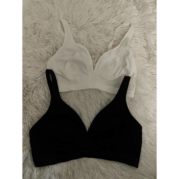 Size 32B 2-Pk Fruit of the Loom Women's Wirefree Cotton Bralette Style-FT799PK - Picture 1 of 4